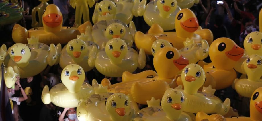 Thai man jailed for selling calendars with yellow ducks to 'mock' king