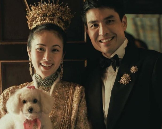 Thai transgender model-actress Poyd Treechada and husband hold a lavish Peranakan wedding ceremony