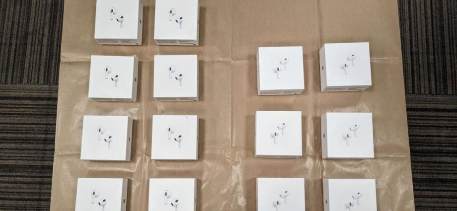 Two men charged for running online scams involving fake AirPods