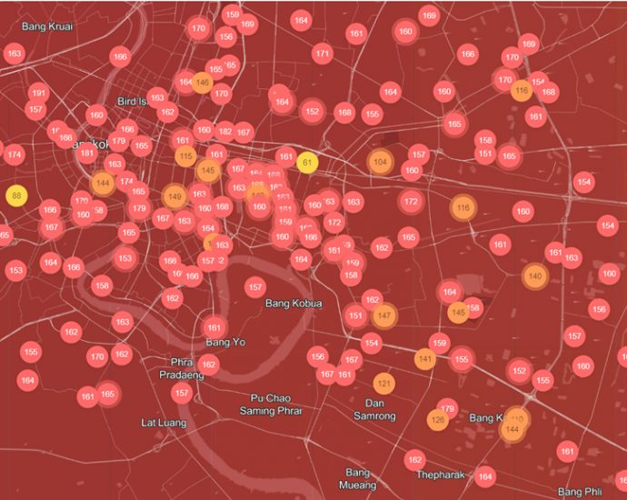 Unsafe dust levels in Bangkok