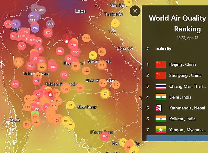 Air pollution expands in North, upper Northeast