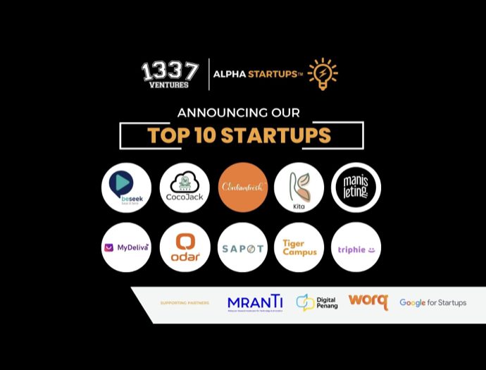 Alpha Startups pre-accelerator Top 10 startups revealed