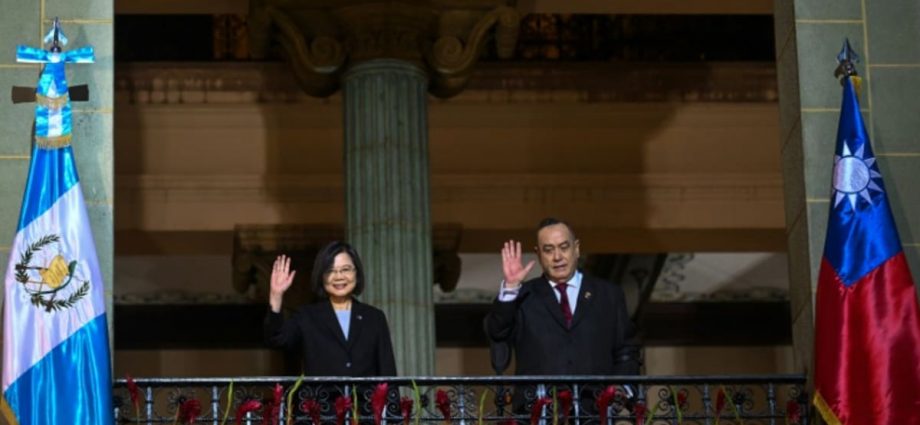 At Mayan ruins, leaders of Taiwan, Guatemala reaffirm ties