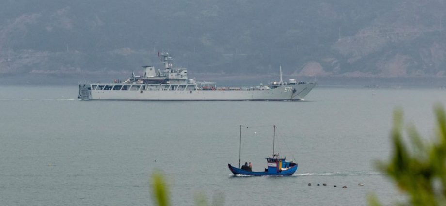 Chinese navy ships remain around Taiwan after drills end