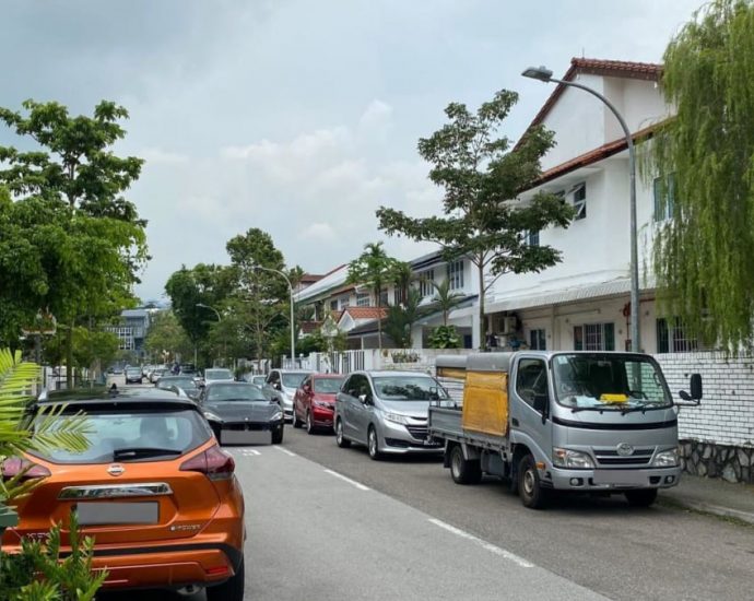 Damaged cars, congested roads: Landed property owners on jostling for parking space at their doorstep