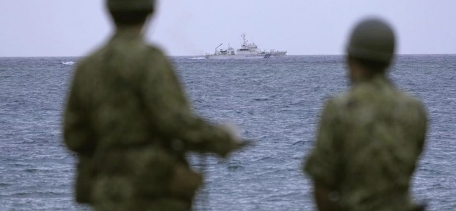 Debris found in search for missing Japanese army helicopter with 10 crew on board