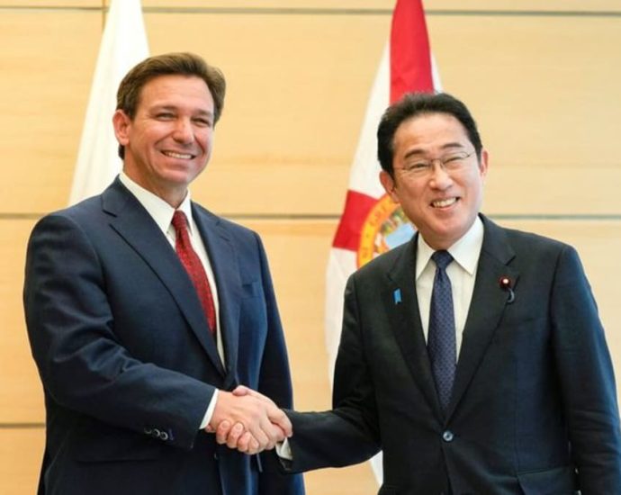 DeSantis praises ‘strong Japan’ military build-up in PM Kishida meeting