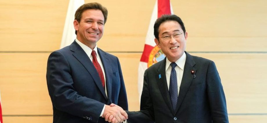 DeSantis praises ‘strong Japan’ military build-up in PM Kishida meeting