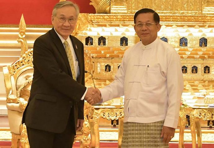 Foreign minister Don meets Myanmar junta chief