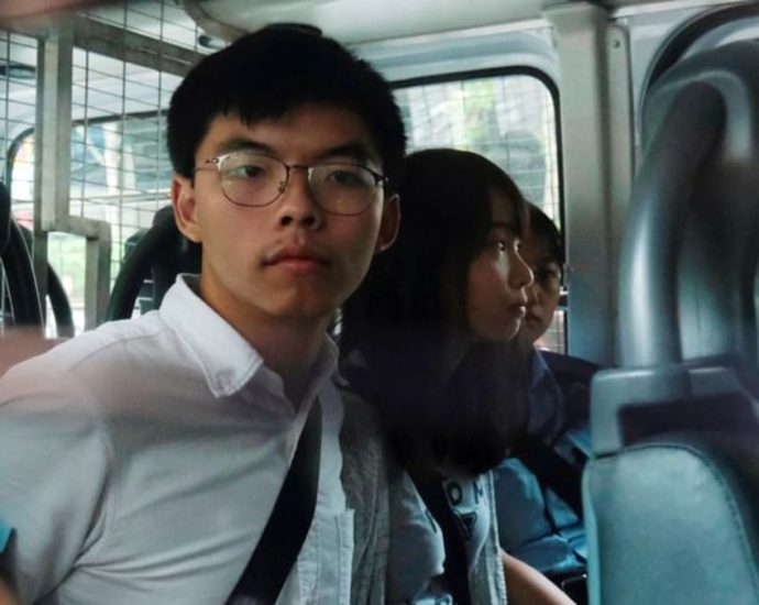 Hong Kong activist Joshua Wong jailed for 3 months over information breach