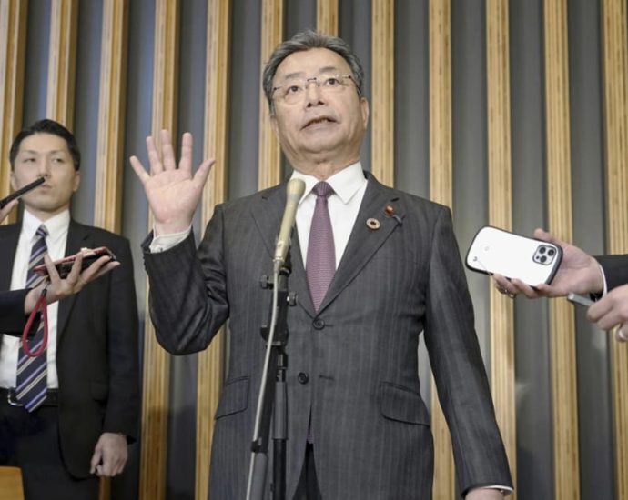 Japan’s public safety chief under fire for continuing his meal after attack at Kishida rally