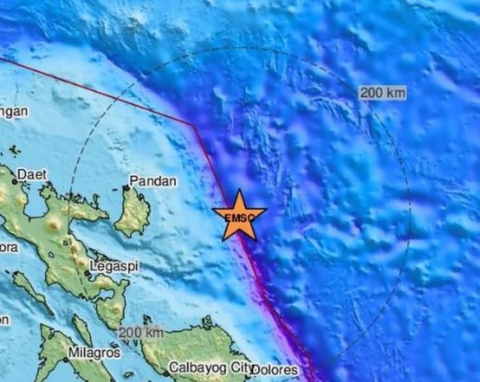 Magnitude 6.6 earthquake strikes off coast of Viga, Philippines