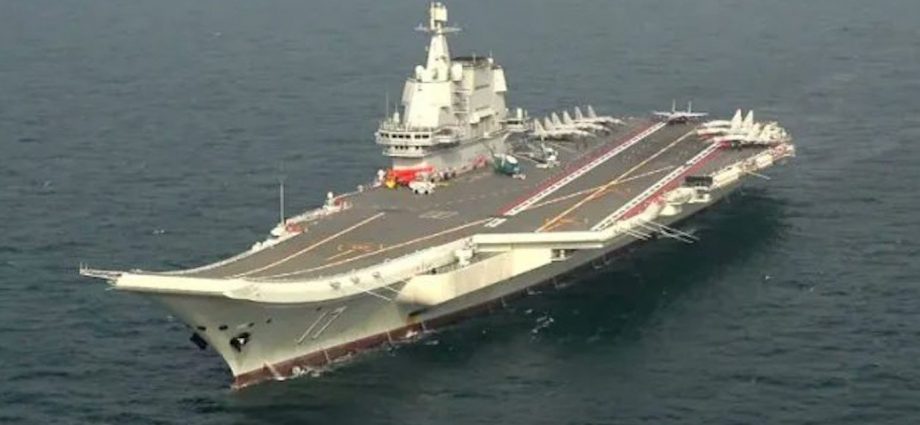 PLA naval display protests Tsai-McCarthy meeting