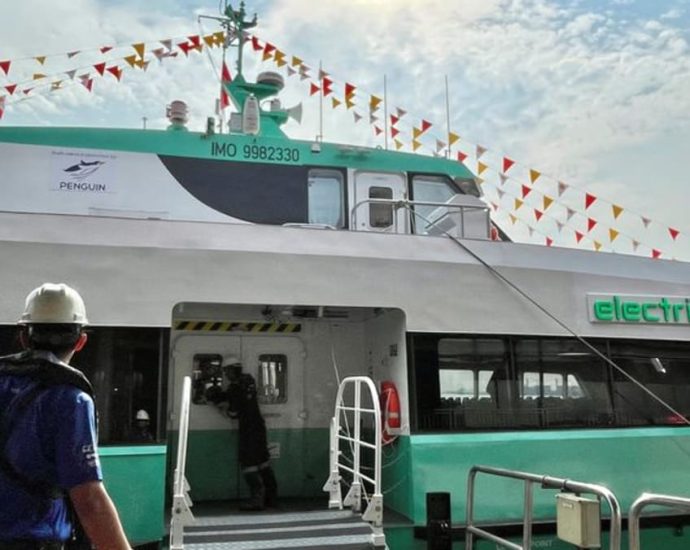 Singapore’s first electric ferry ready to set sail next month, as maritime sector continues green push