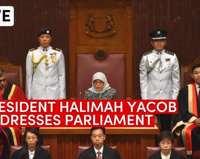 Watch live at 8.30pm: President Halimah Yacob addresses Parliament