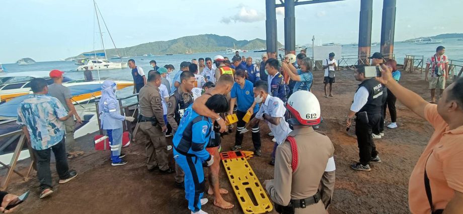 6 hurt in Chalong Bay boat accident
