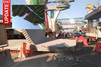 Falling concrete slab kills worker on Rama 2 highway