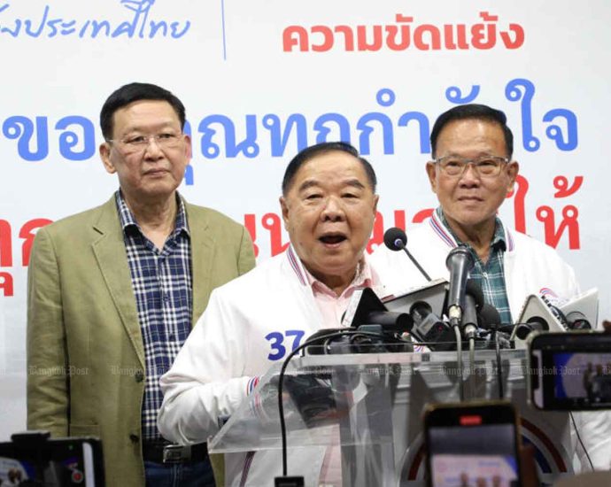 Gen Prawit tightlipped on Move Forward Party’s popularity
