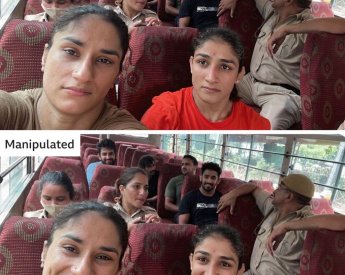 Wrestlers protest: The fake smiles of India's detained sporting stars
