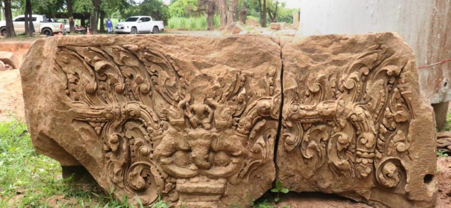 Archaeological dig finds another age-old stone lintel