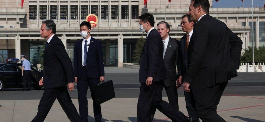 Blinken arrives in Beijing for high-stakes visit to China