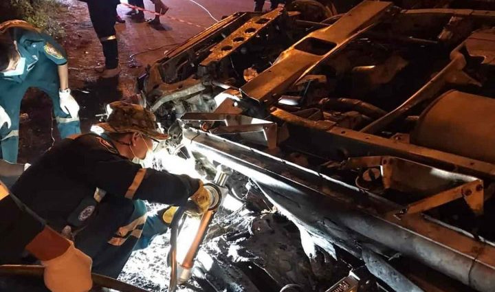 Road accident claims 4 lives, injures 6 migrants in Ayutthaya