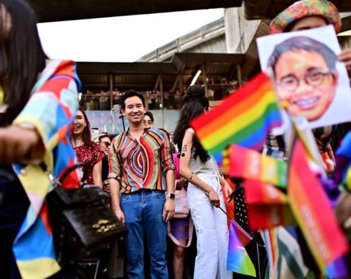 Thai PM frontrunner attends Pride parade, promising same-sex marriage, gender identity rights