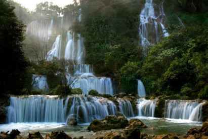 Thi Lo Su waterfall closed for rainy season