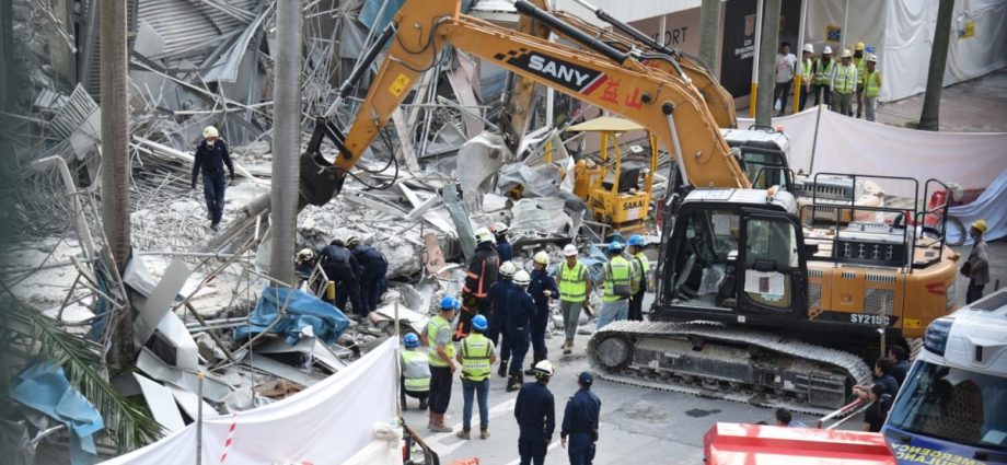 Worker dies after building structure collapses at Tanjong Pagar work site