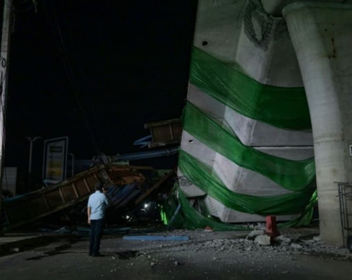 At least one dead after under-construction Bangkok highway collapses