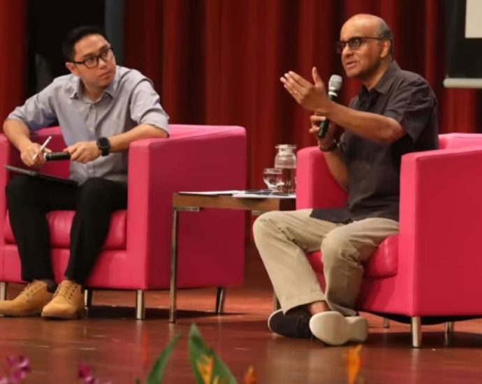 Good to be socially aware, but ‘make haste slowly’ when changing social norms: Tharman tells youths