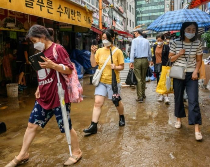 Heavy rain hits South Korea causing power cuts and evacuations