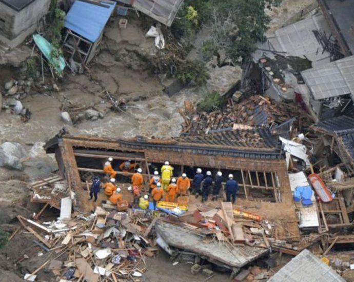 Heavy rain in southern Japan leaves up to six dead, 3 missing