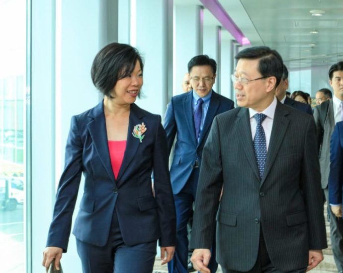 Hong Kong leader John Lee in Singapore as part of week-long ASEAN trip