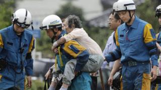 Japan floods: three die as island hit by ‘heaviest’ rainfall