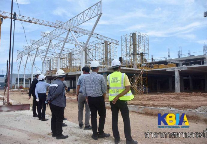 Krabi airport expansion 87% complete