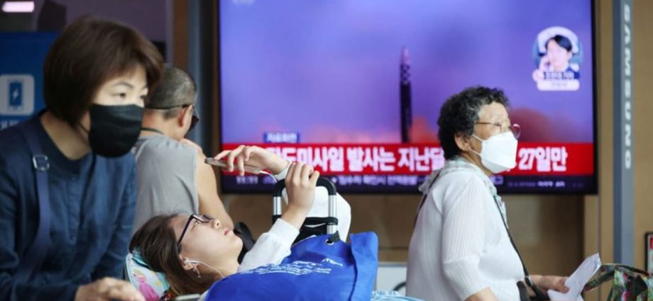 North Korea fires ballistic missile, 12th this year