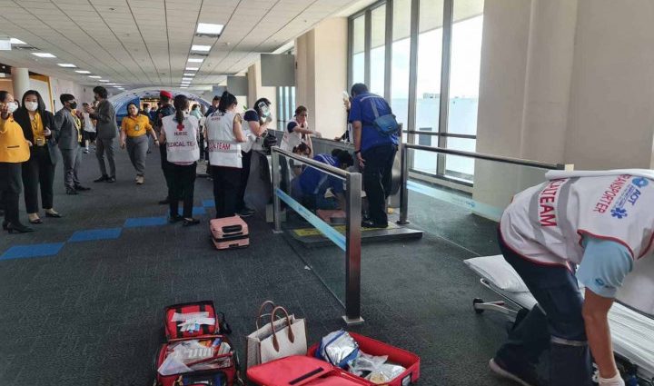 Police still awaiting video recordings of horrific airport accident