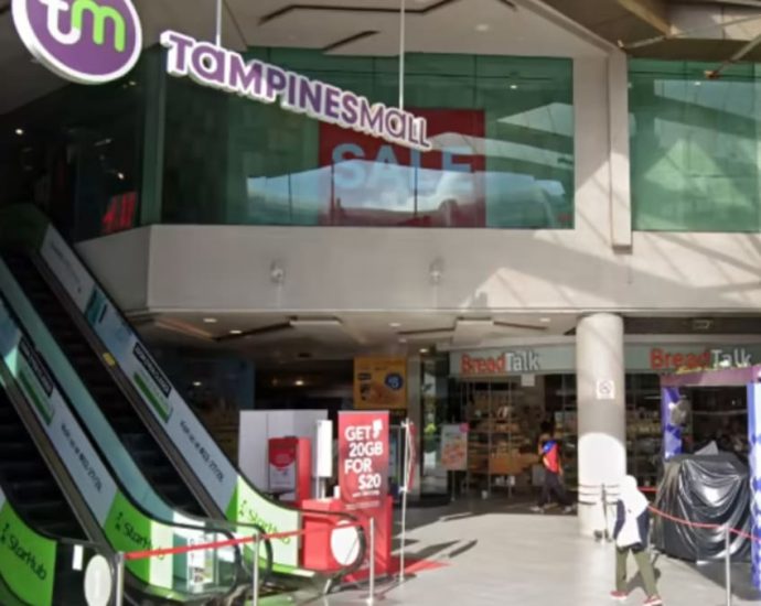 Capitaland Retail Management fined S,000 after cleaner dies falling through Tampines Mall false ceiling