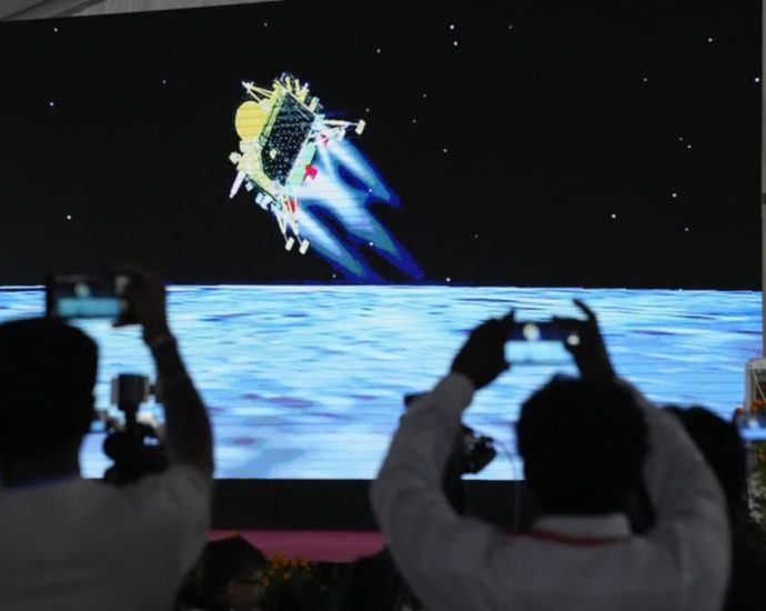 Chandrayaan-3 spacecraft lands on moon in ‘victory cry’ of new India