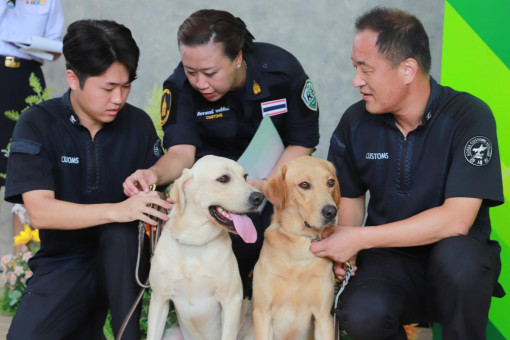 Dept opens country’s first sniffer dog training facility