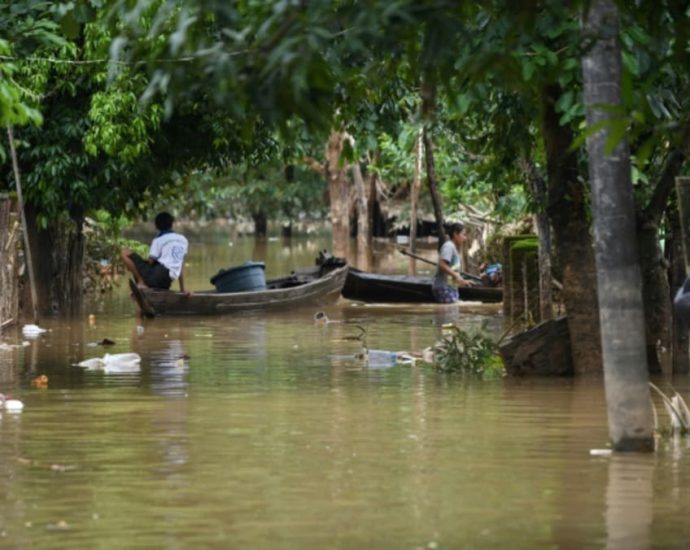 Five dead, 40,000 evacuated as monsoon floods hit Myanmar