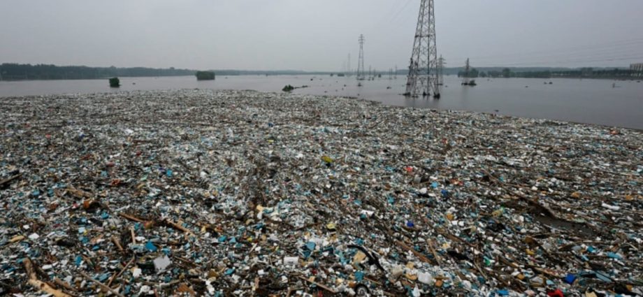 Floods for miles: Swathes of China underwater after historic rain