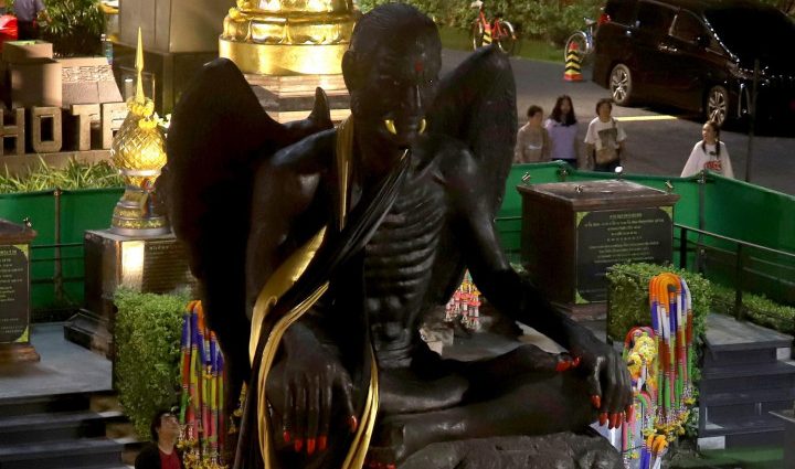 Group says statue promotes devil worship