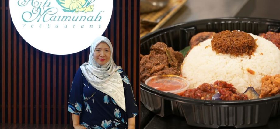 How Hjh Maimunahâs founder started her famous nasi padang chain, from humble shophouse to large franchise