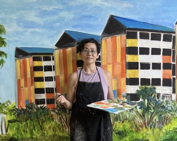 How muralist Belinda Low, 65, is preserving Singaporeâs past: Kampung life, old playgrounds, min jiang kueh sellers