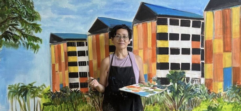 How muralist Belinda Low, 65, is preserving Singaporeâs past: Kampung life, old playgrounds, min jiang kueh sellers