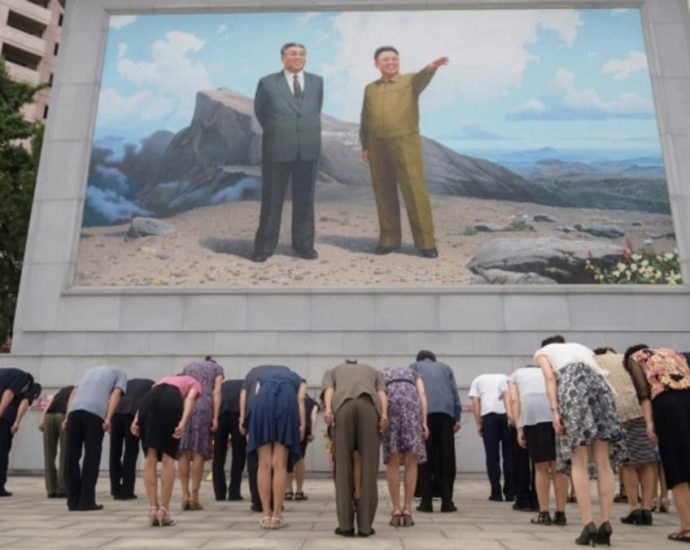 North Koreans ordered to protect Kim dynasty portraits from Storm Khanun