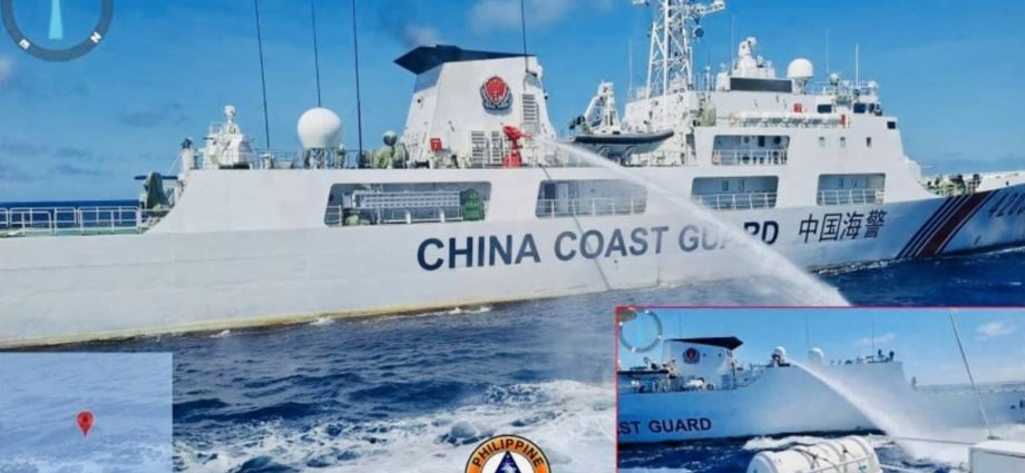 Philippines accuses China Coast Guard of firing water cannon at its boats