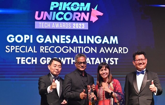 PIKOM honours MDECâs Gopi Ganesalingam for championing tech growth